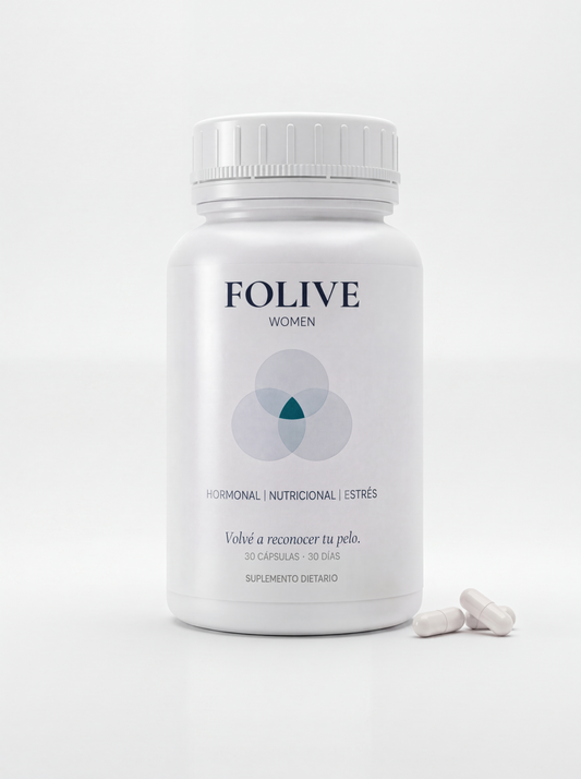 FOLIVE WOMEN – Cápsulas para el cuidado capilar (Suplemento dietario)